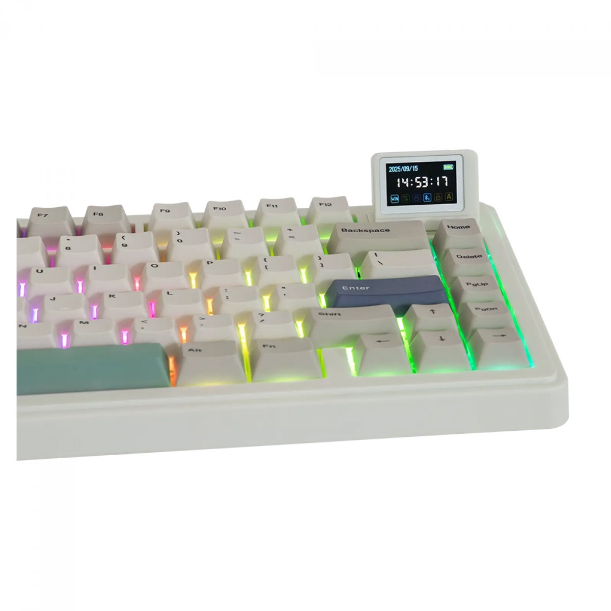 Teclado Mecânico Gamer Epomaker RT82, Wireless/Bluetooth, RGB