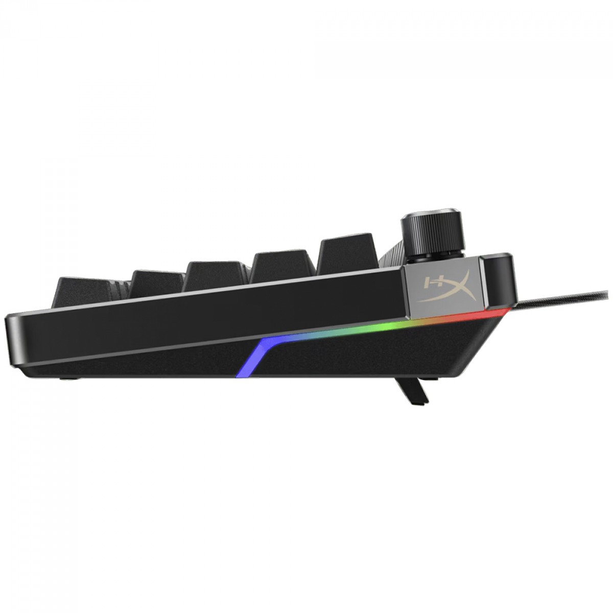 Teclado Mecânico Gamer HyperX Alloy Rise 75%, RGB, Switch HyperX Red, US, Preto, 7G7A4AA#AC4