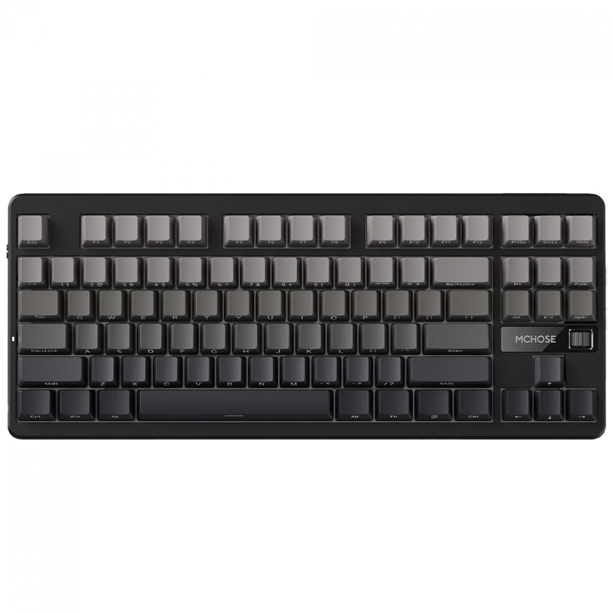 Teclado Mecânico Gamer MCHOSE G87, Wireless, Bluetooth, RGB, Switch Speed Gold V2, ANSI, TKL, Preto, MC-G87-21