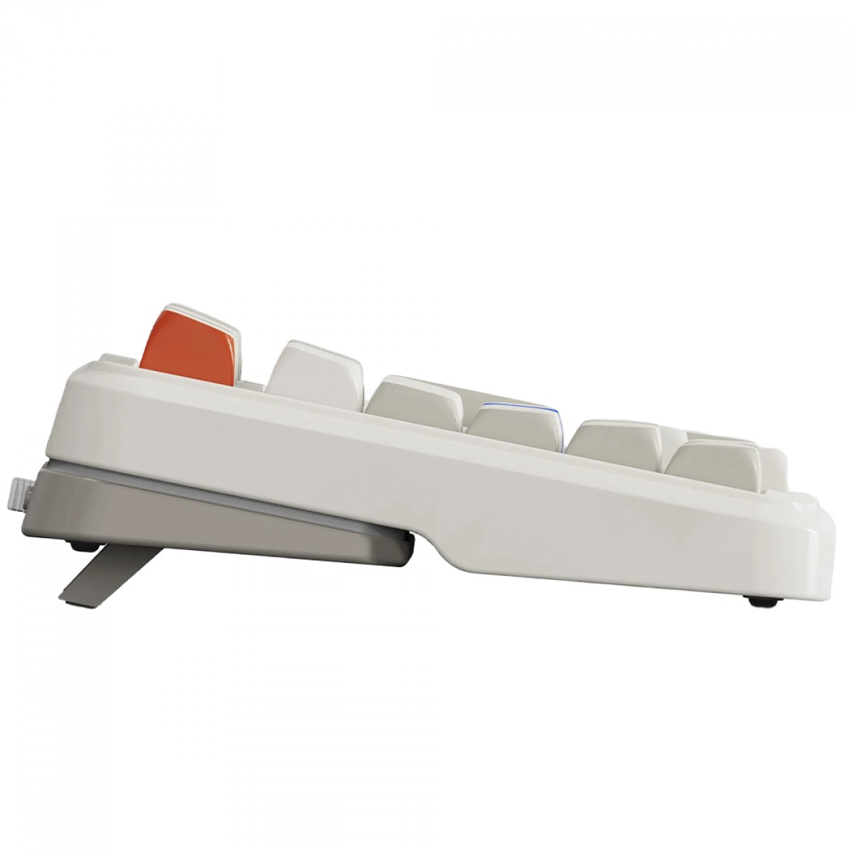 Teclado Mecânico Gamer MCHOSE K99 V2, Wireless, Bluetooth, RGB, Icy Creamsicle Switch, ANSI, 98%, Retro White, MC-K99V2-11