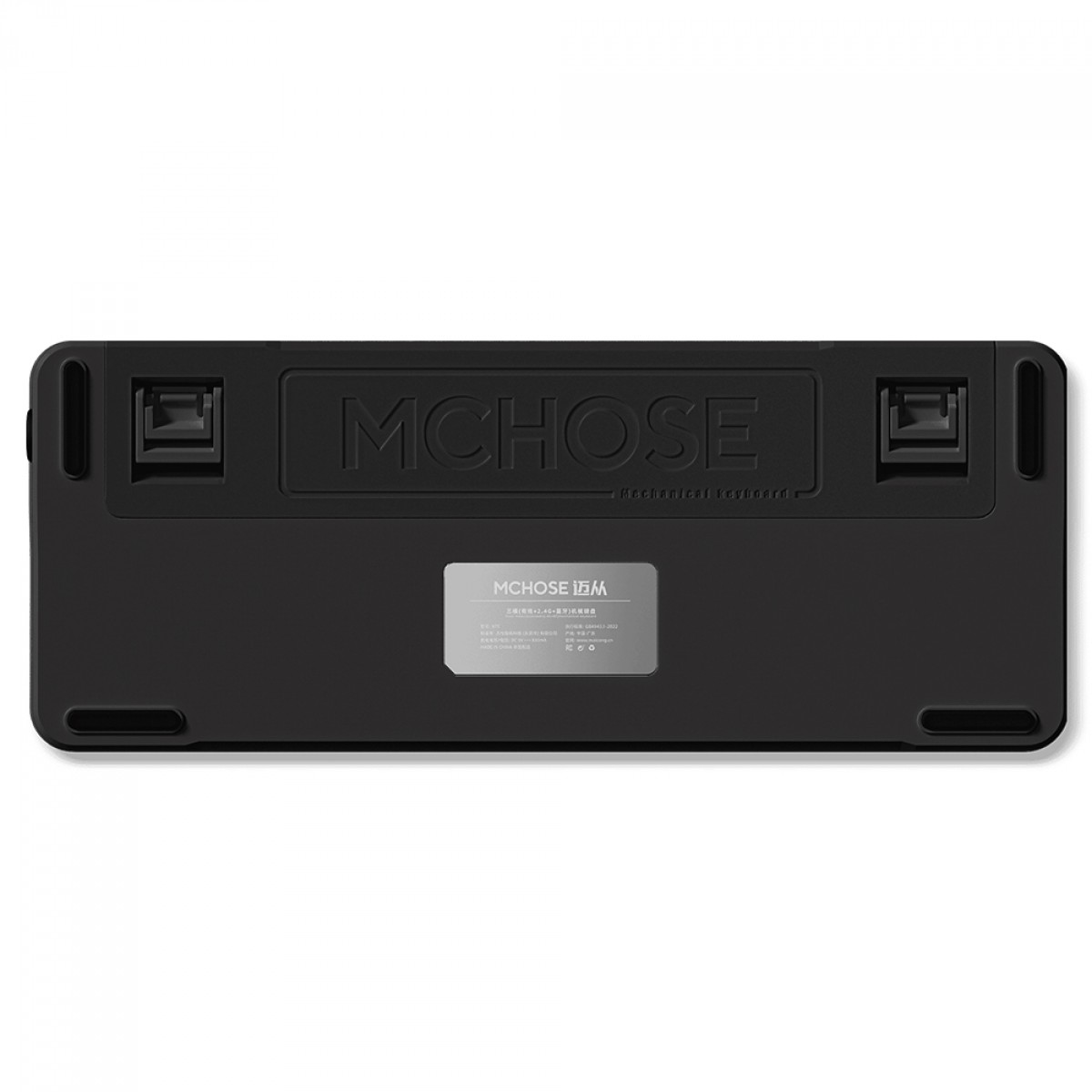 Teclado Mecânico Gamer MCHOSE X75, Wireless, Bluetooth, RGB, Switch Hyacinth, ANSI, Layout 75%, Preto, X75-1A