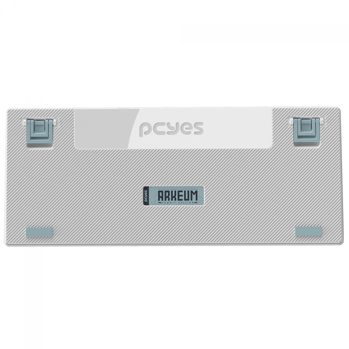 Teclado Mecânico Gamer PCYes Arkeum Summit Edition, 75%, Switch Red, ABNT2, Branco e Azul, AKSM75RBR