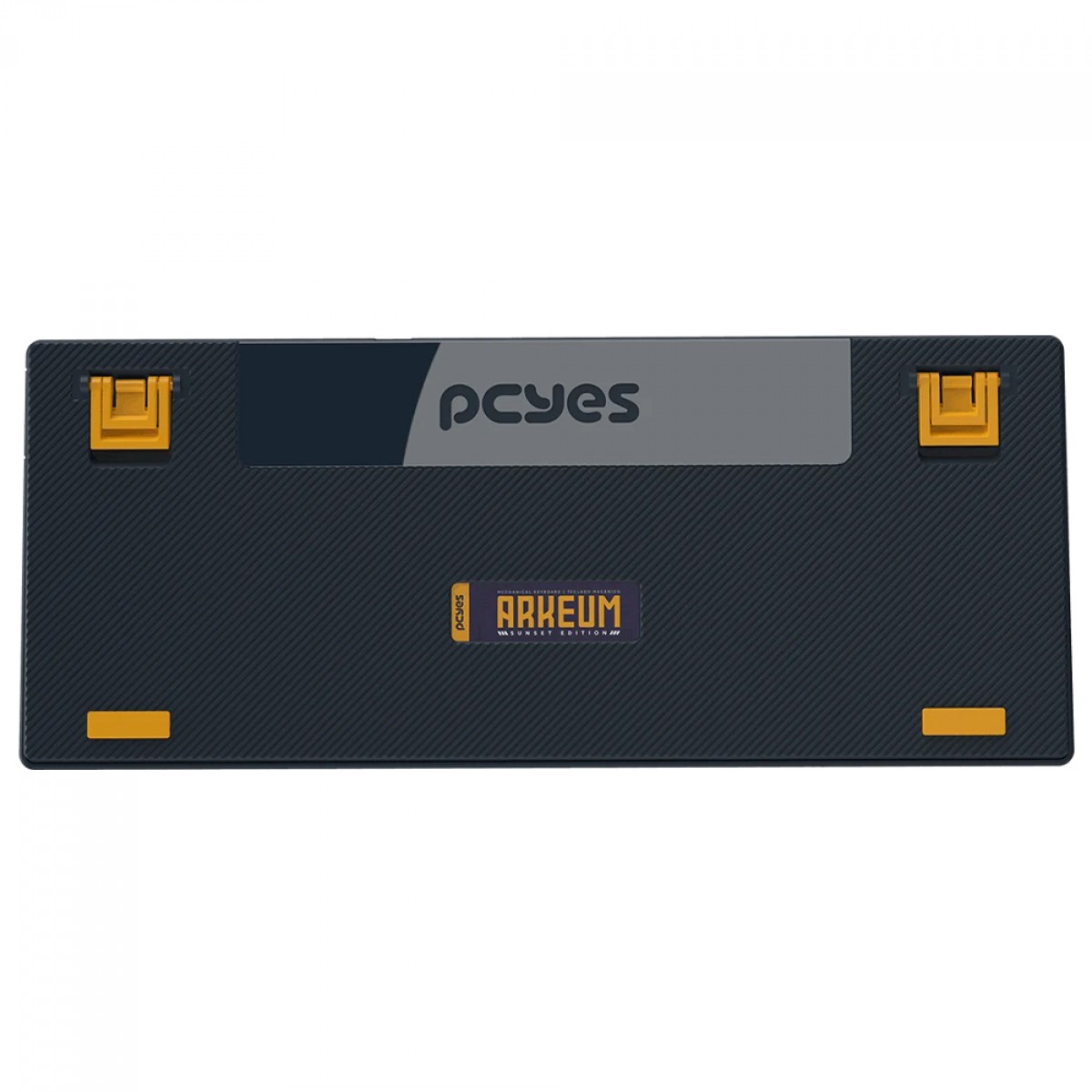 Teclado Mecânico Gamer PCYes Arkeum Sunset Edition, 75%, Switch Red, ABNT2, Azul, Amarelo e Roxo, AKSS75RBR