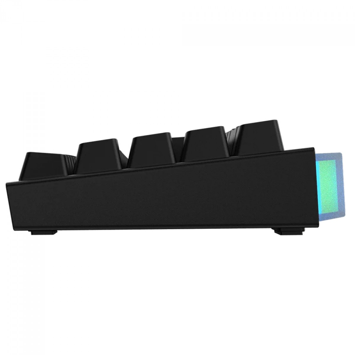 Teclado Mecânico Gamer PCYes Shiyan Black Vulcan, RGB, Switch Outemu Blue, 60%, ABNT2, Preto, TPSHBVBL