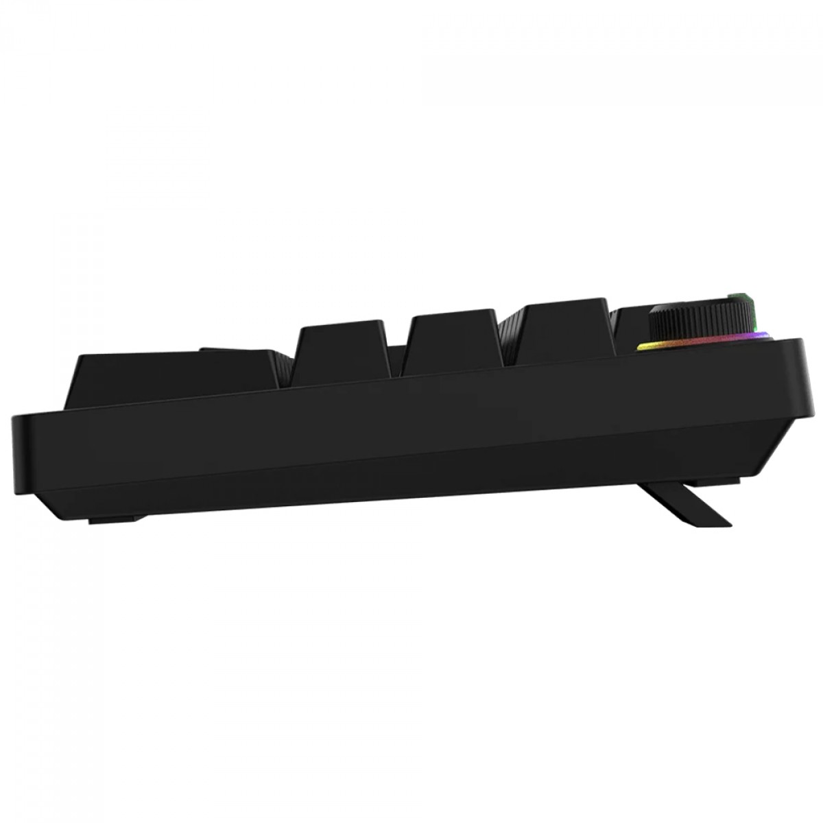 Teclado Mecânico Gamer PCYes Zecky Black Vulcan, Rainbow, Switch Outemu Red, Full Size, ABNT2, Preto, PTZKBVRD