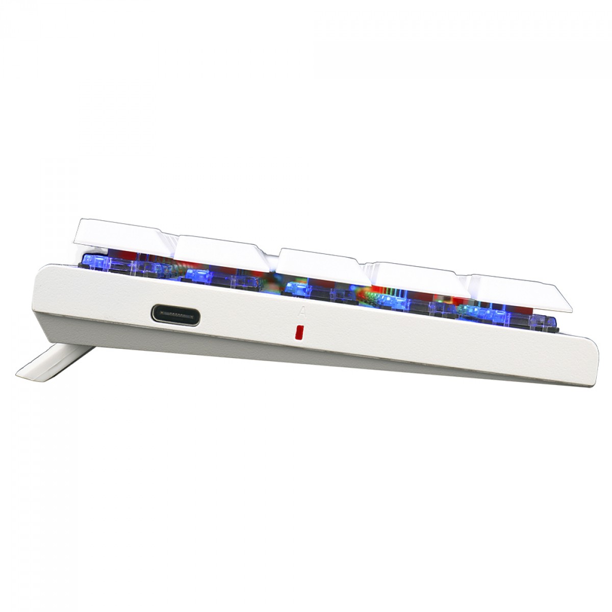 Teclado Mecânico Gamer Redragon Anivia Lunar White, RGB, Low-Profile, Switch Brown, ABNT2, Branco, K614W-RGB (PT-BROWN)