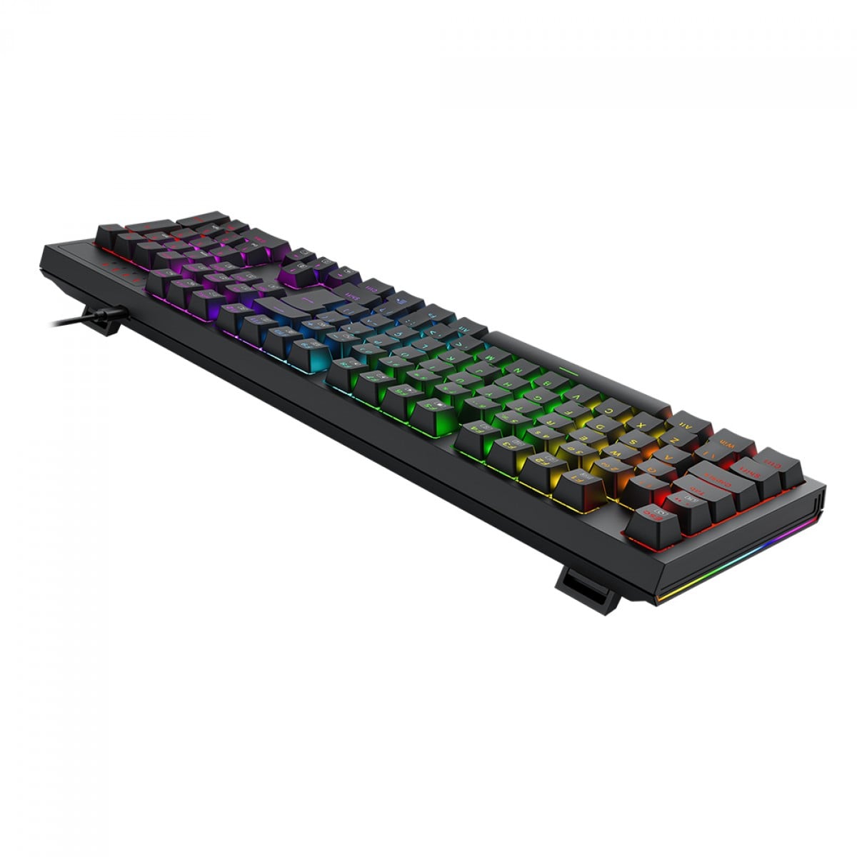 Teclado Mecânico Gamer Redragon Argo, RGB, Switch Brown, ABNT2, Preto, K670-RGB