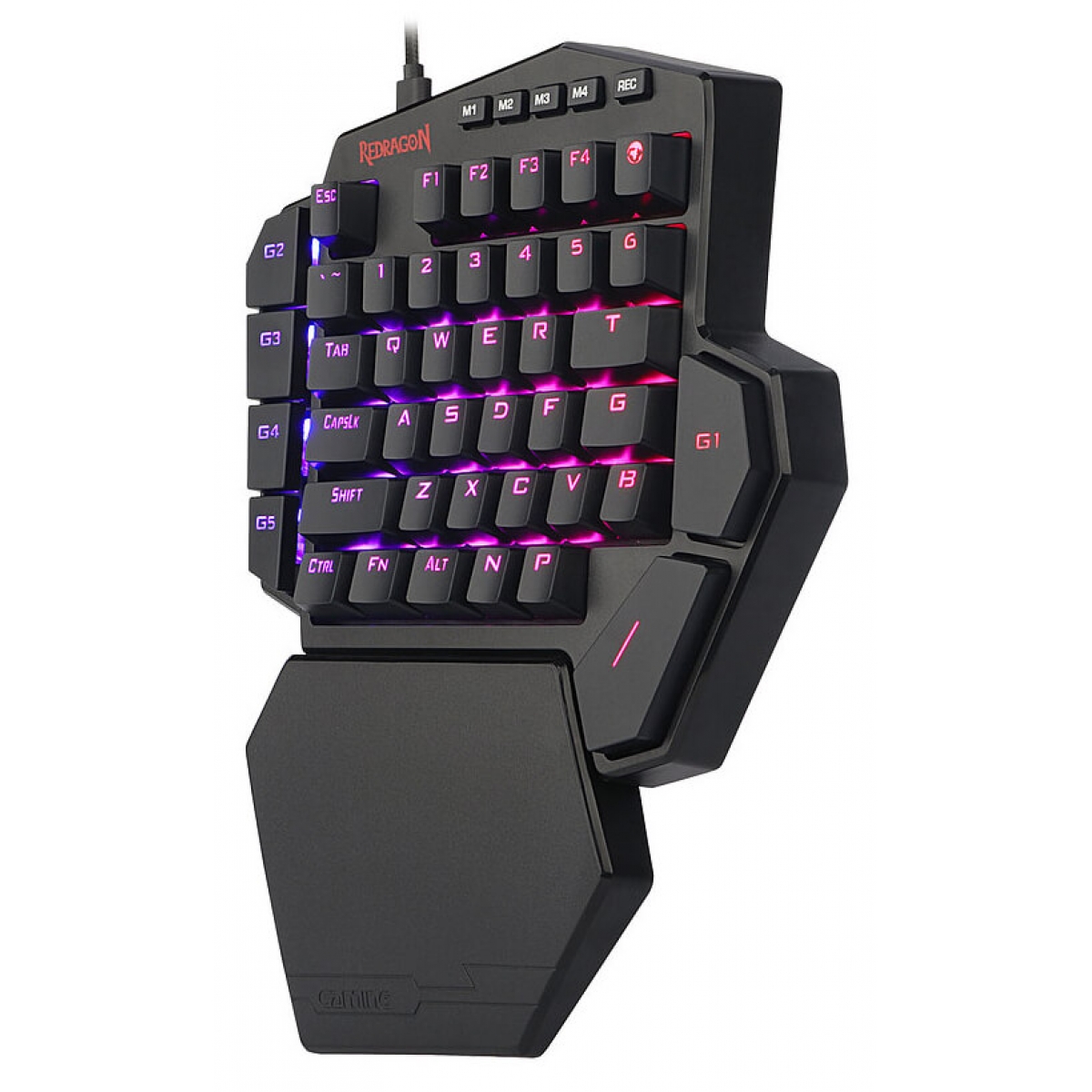Teclado Mecânico Gamer Redragon Diti K585 RGB, Switch Outemu Blue, Black