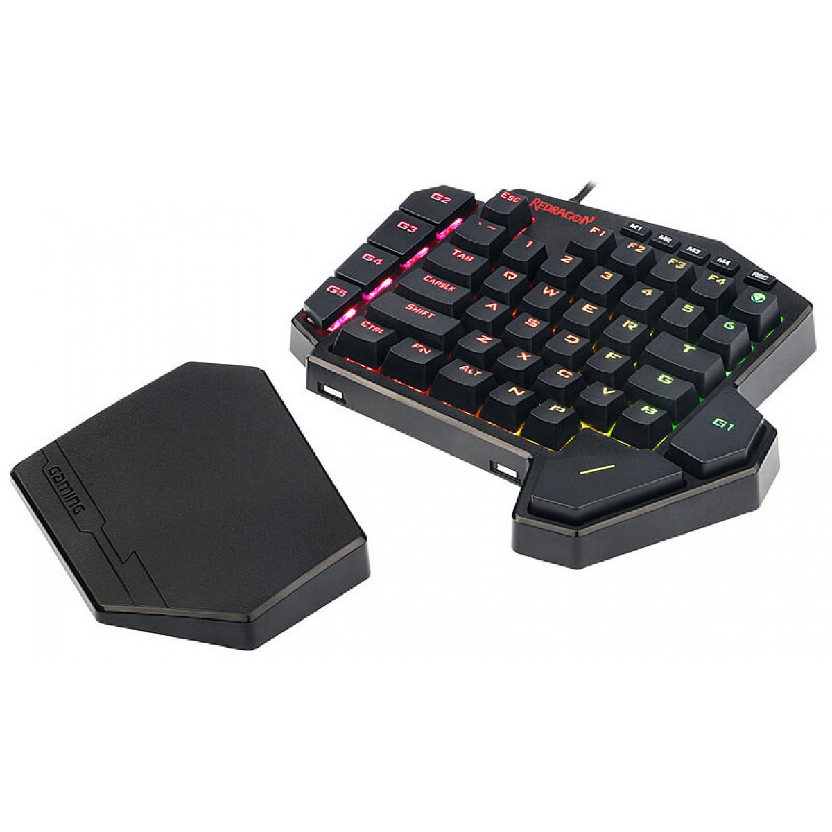 Teclado Mecânico Gamer Redragon Diti K585 RGB, Switch Outemu Blue, Black