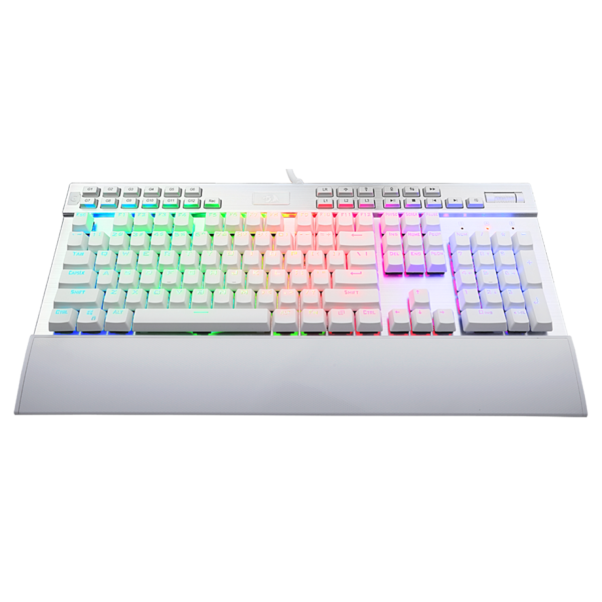 ciciglow Teclado mecânico para jogos com fio, 67 teclas RGB