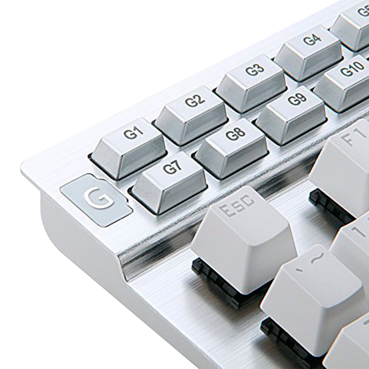 Teclado Mecânico Gamer Redragon Yama, RGB, Switch Purple, White, K550W-RGB-1
