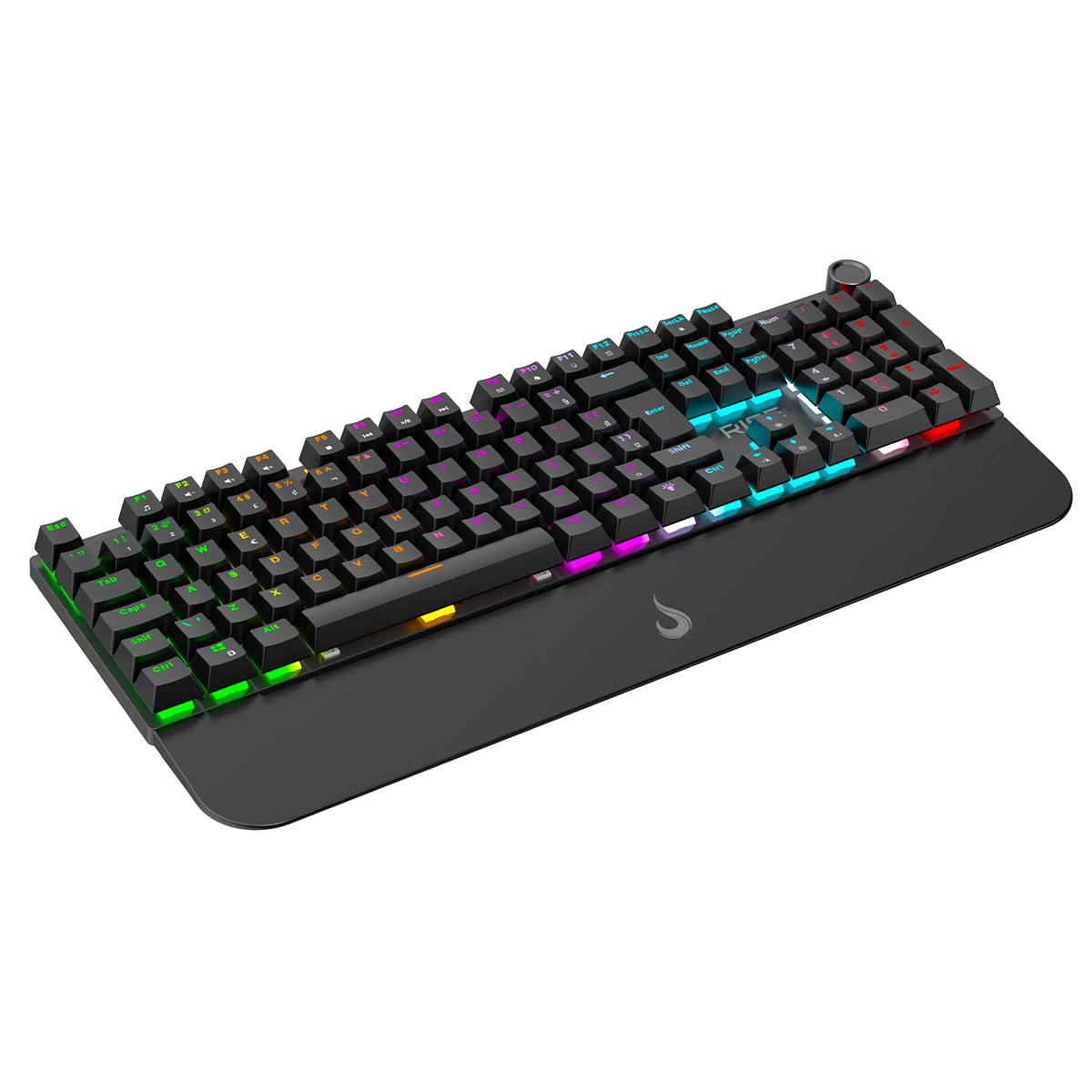Teclado Mecânico Gamer Rise Mode Kyron, RGB, USB, Switch Rise Core, ABNT2, Preto, RM-TCM-KYN-B