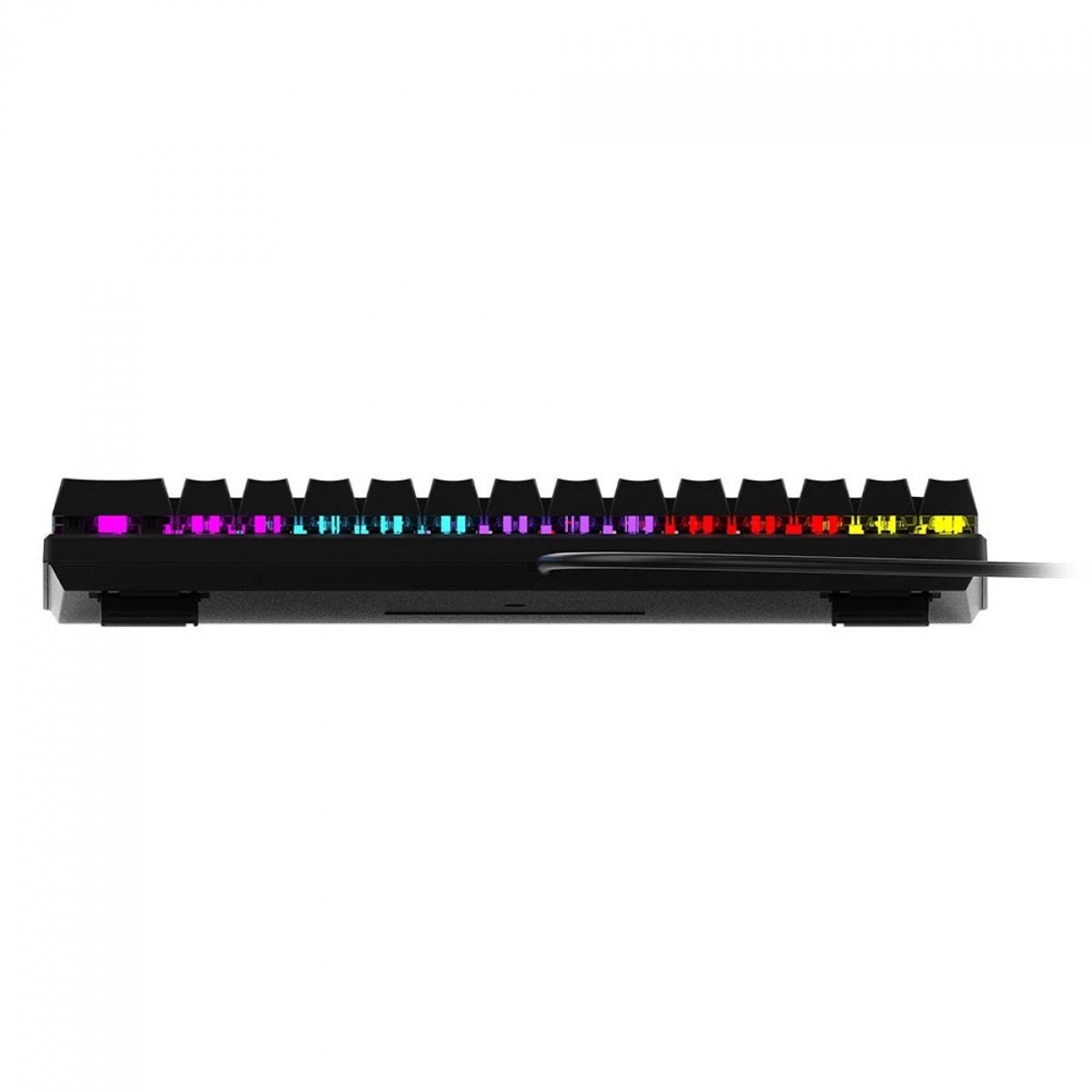 Teclado Mecânico Gamer Vinik Anihi, 60%, Switch Blue, Rainbow, ABNT2, Preto, ANIHIBKBL