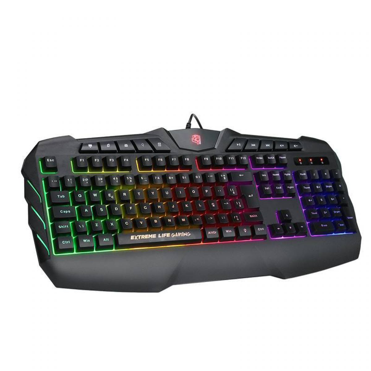 Teclado Mecânico Híbrido Gamer ELG Pulse Fire, ABNT2, BLACK, TGHMPF