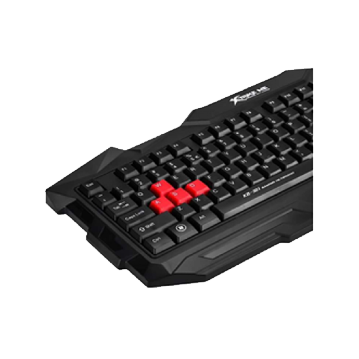 Teclado Membrana XTRIKE-ME KB-301, Inglês, Black/Red, KB301BK