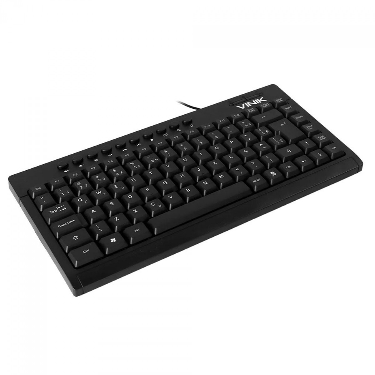 Teclado Multimidia Dynamic 10, USB, ABNT2, Preto, DT111
