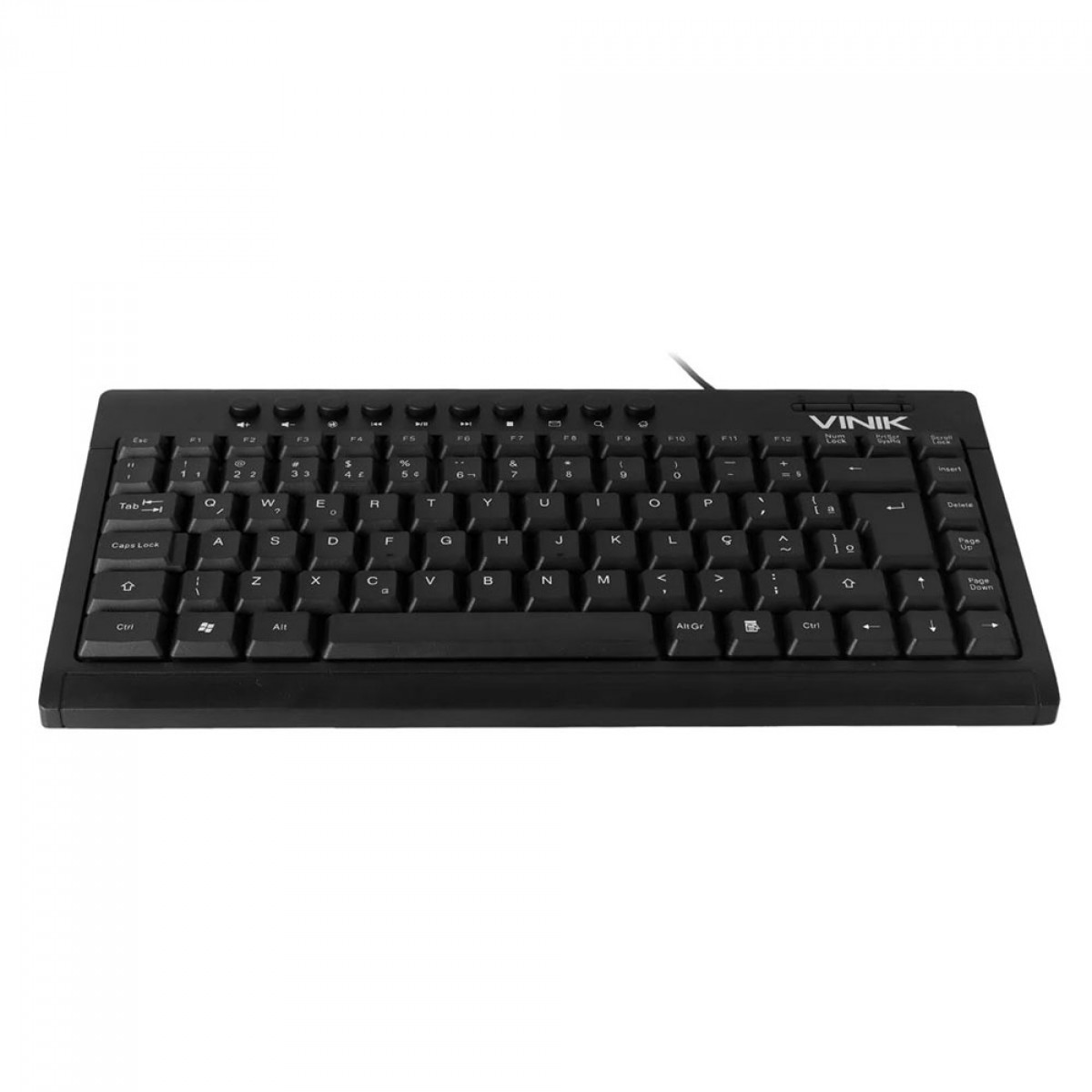 Teclado Multimidia Dynamic 10, USB, ABNT2, Preto, DT111