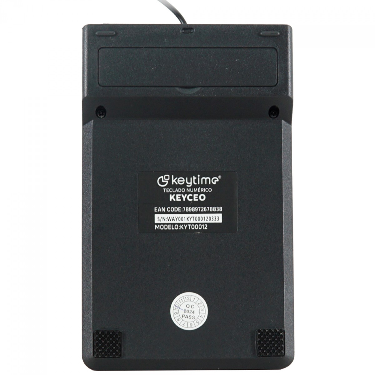 Teclado Númerico Keytime KeyCeo, USB, Preto, KYT00012