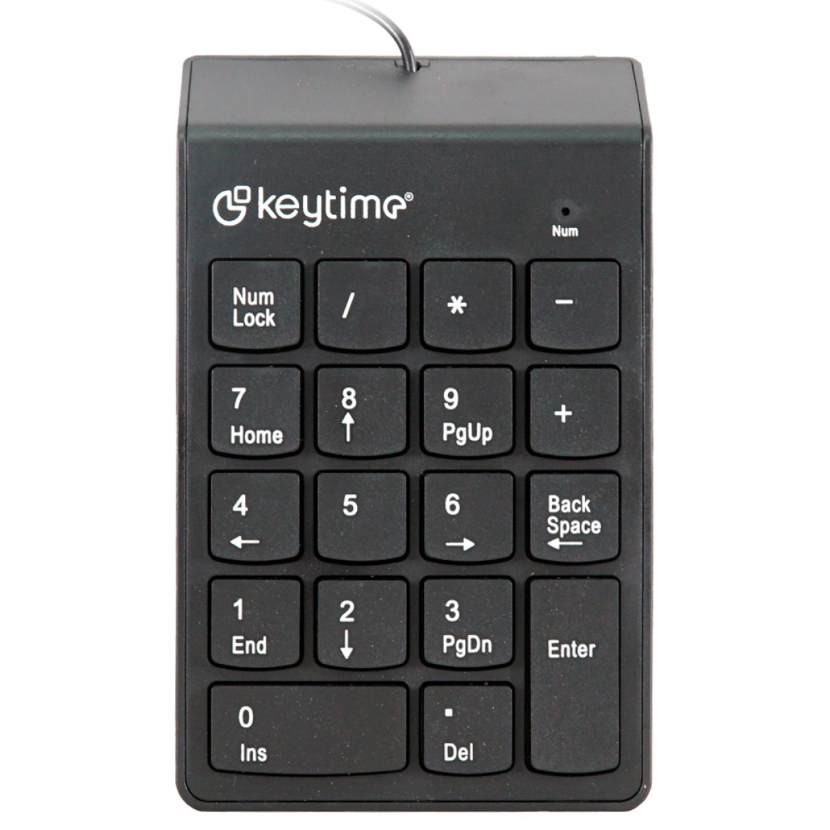 Teclado Númerico Keytime KeyCeo, USB, Preto, KYT00012