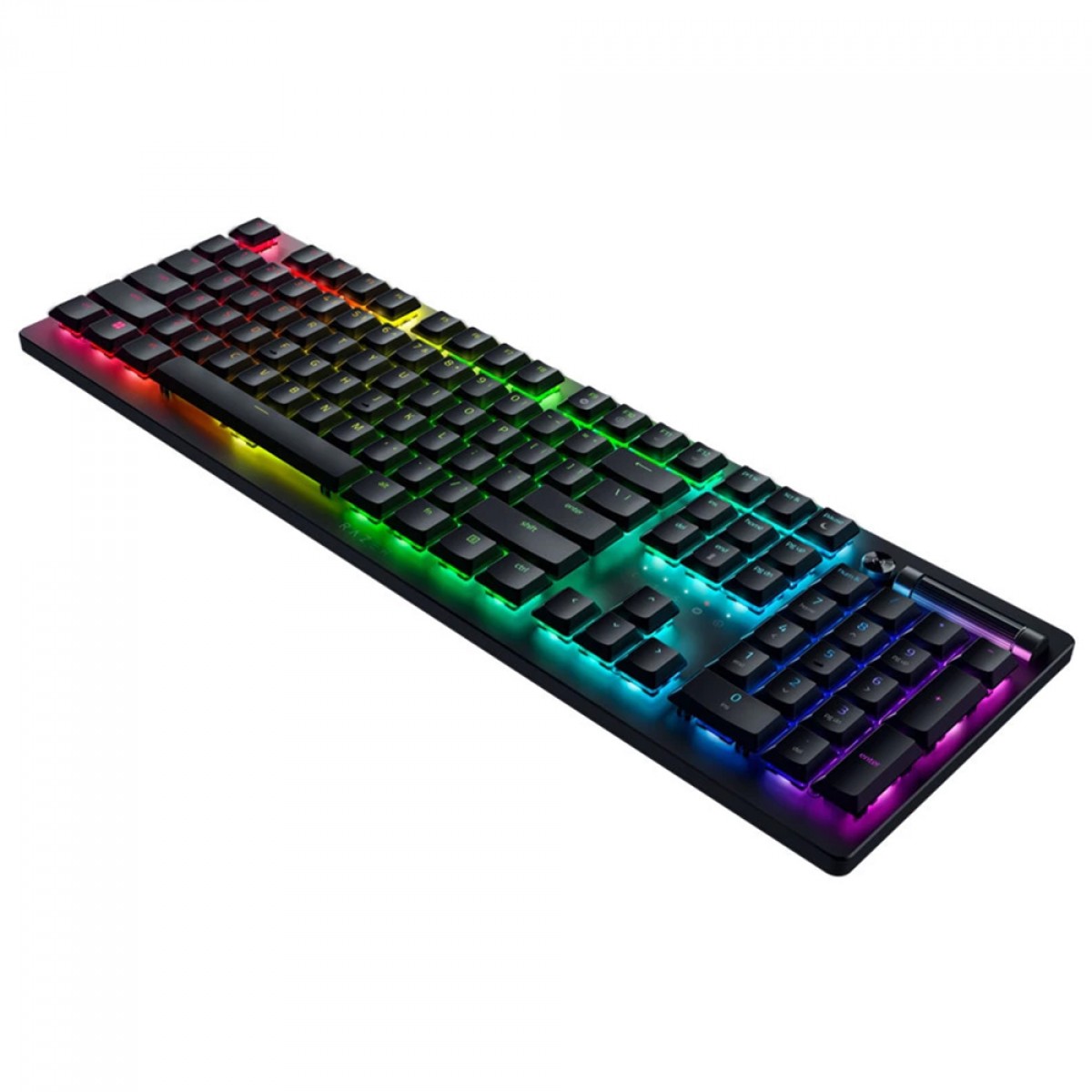 Teclado Óptico Gamer Razer DeathStalker V2 PRO, RGB, Wireless, Low Profile, Switch Red, ANSI, Preto, RZ0304360200