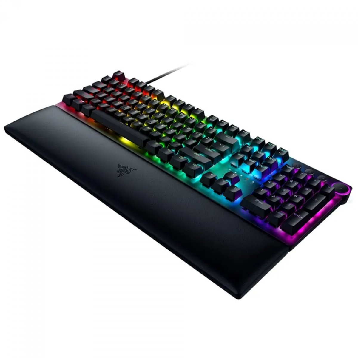 Teclado Óptico Gamer Razer Huntsman V2, Chroma RGB, Switch Red, US, Full Size, Preto