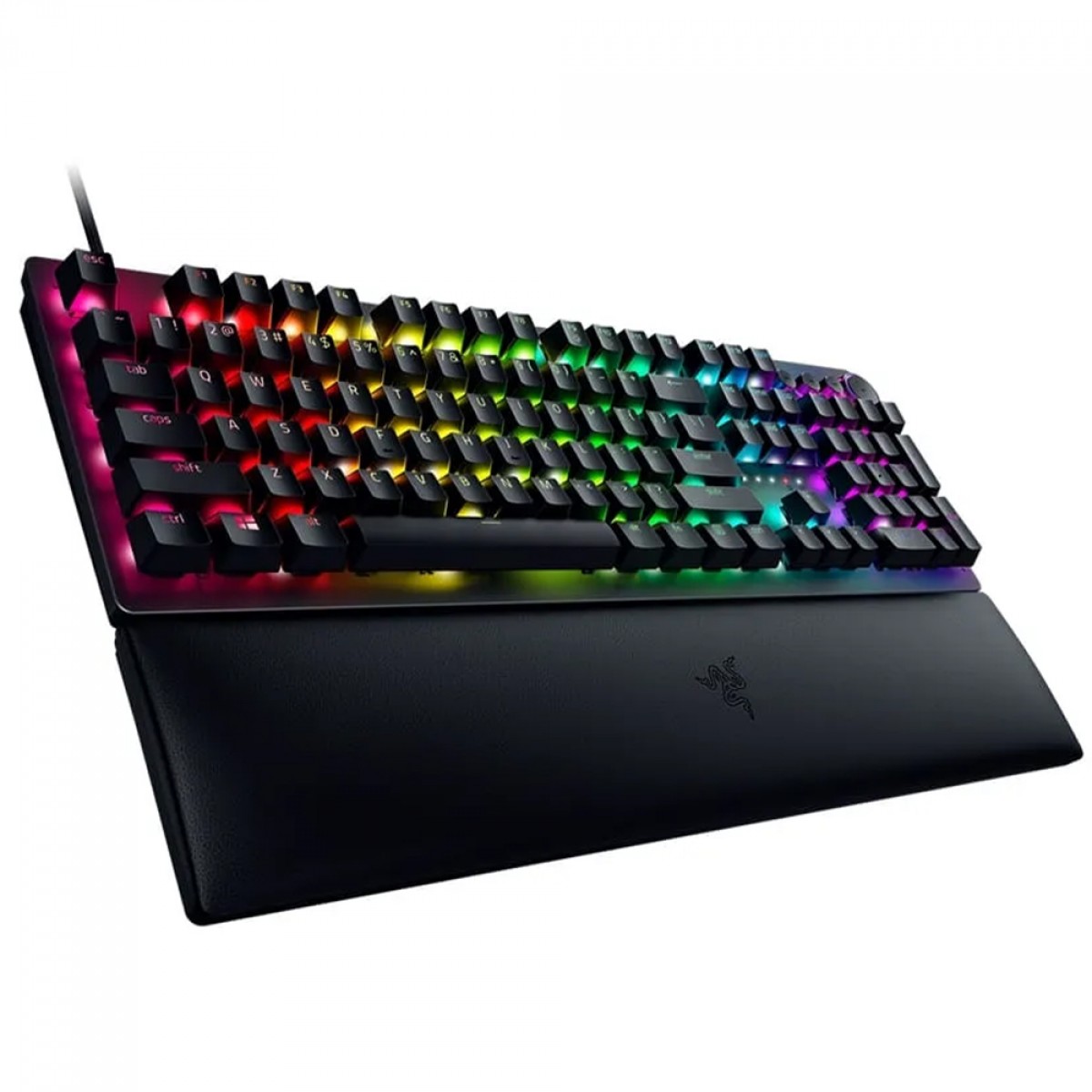 Teclado Óptico Gamer Razer Huntsman V2, Chroma RGB, Switch Red, US, Full Size, Preto