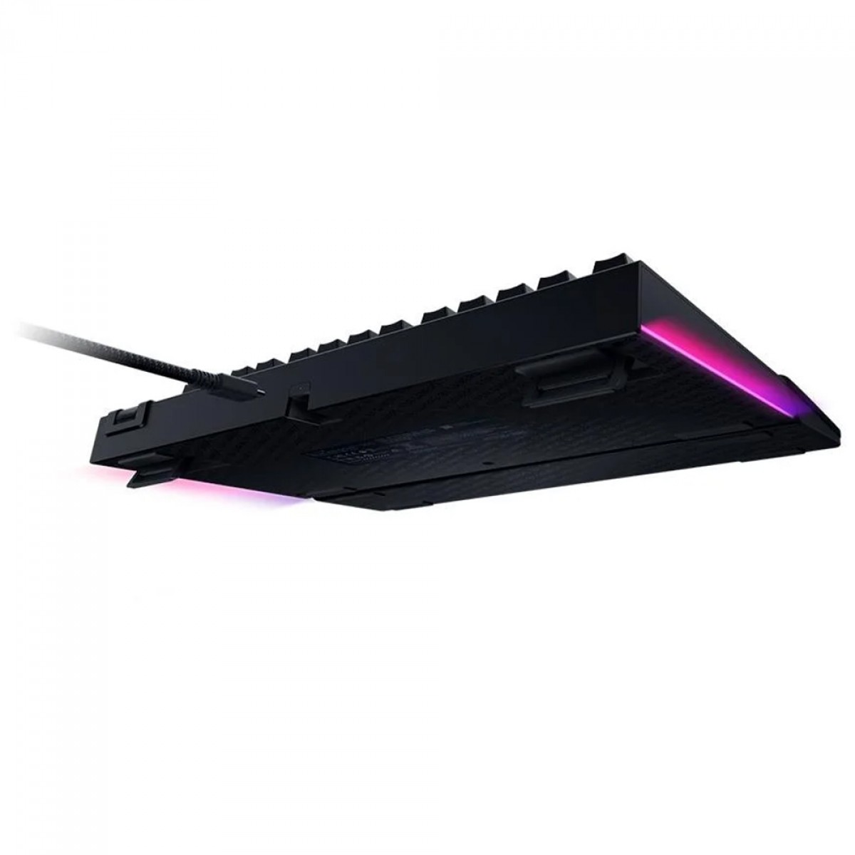 Teclado Mecânico Gamer Razer BlackWidow V4, Chroma RGB, 75%, Switch Razer Laranja, ANSI, Preto, RZ0305000200