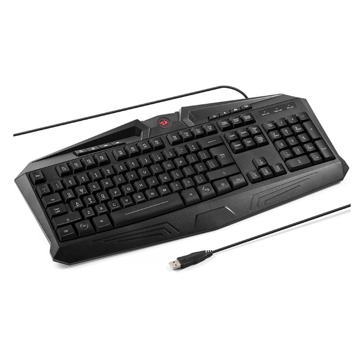 Teclado Gamer Redragon Harpe K503, Led 7 Cores, BR