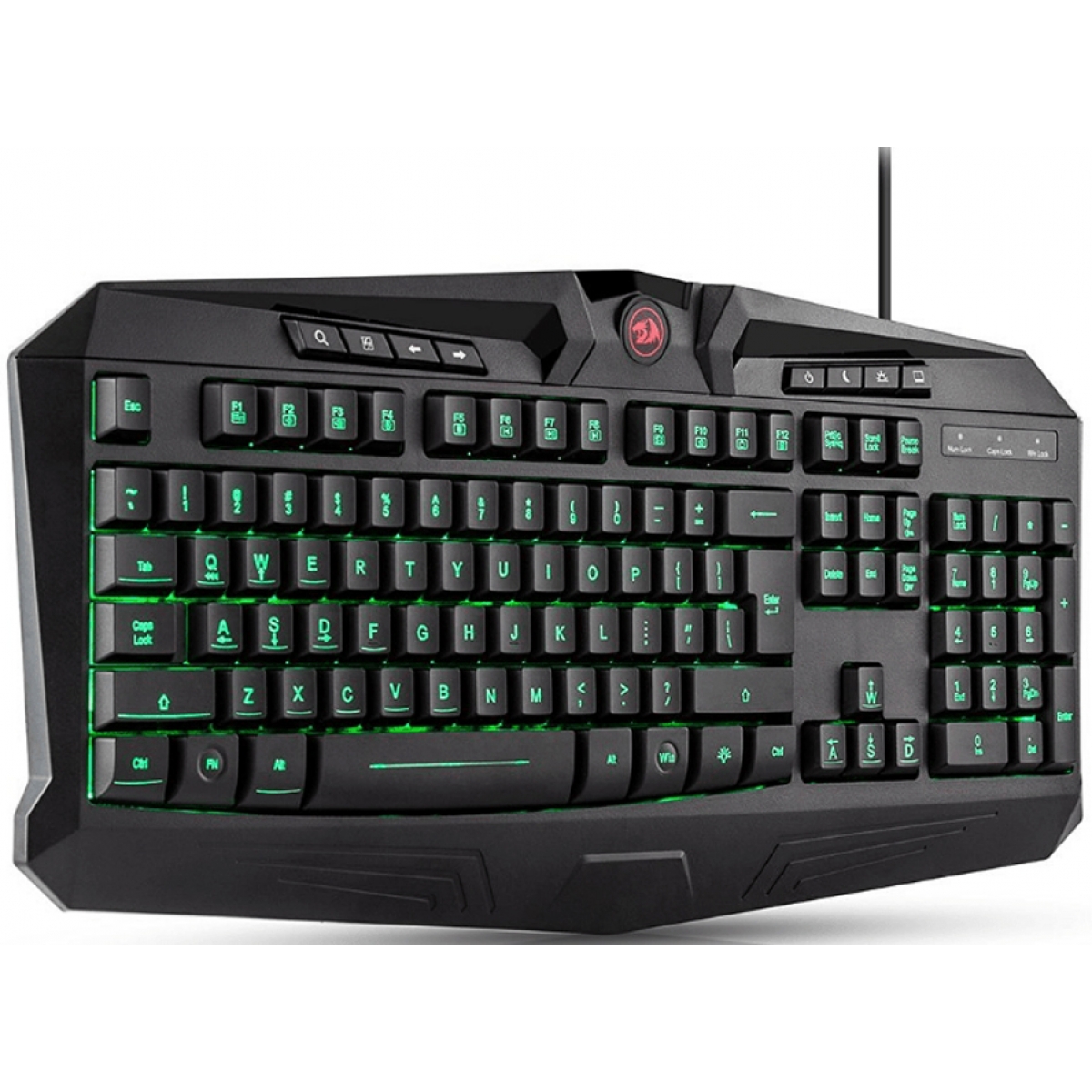 Teclado Gamer Redragon Harpe K503, Led 7 Cores, BR