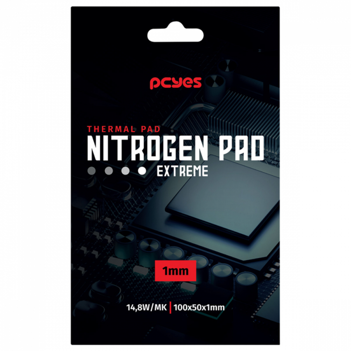 Thermal Pad PCYES Nitrogen Pad Extreme, 100x50x1mm, 14,8W/MK