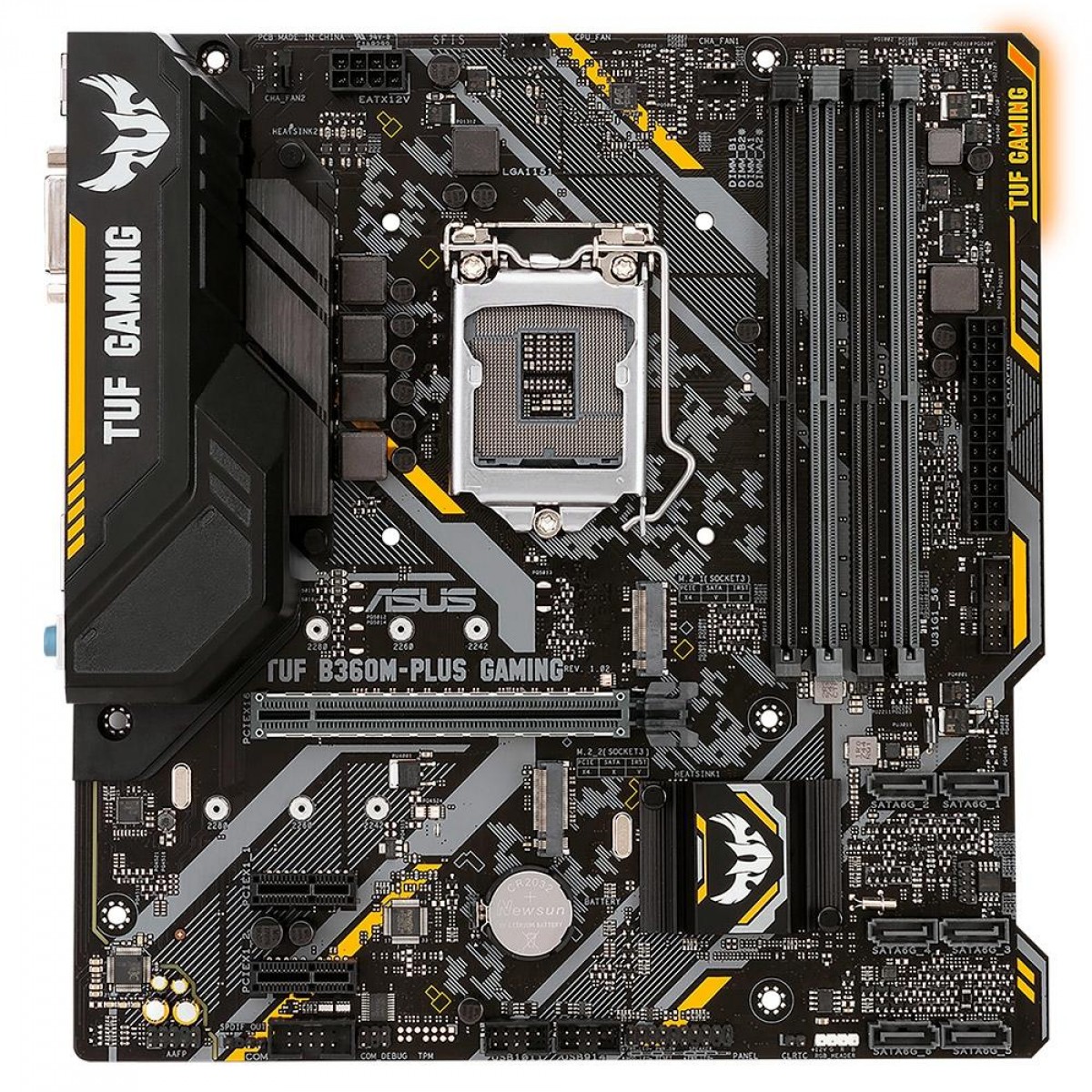 Kit Upgrade, Asus TUF B360M-Plus Gaming/BR + Intel Core I3 9100F + 8GB DDR4 3000MHz