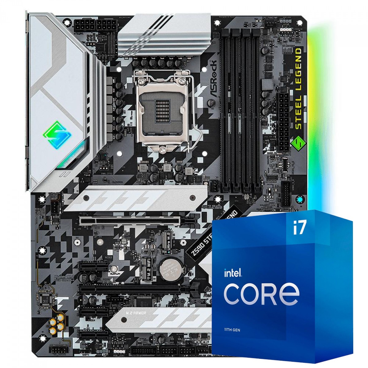 Kit Upgrade, ASRock Z590 Steel Legend + Intel Core i7 11700K