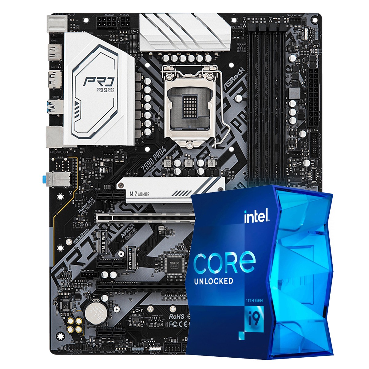 Kit Upgrade, ASRock Z590M Pro4 + Intel Core i9 11900K