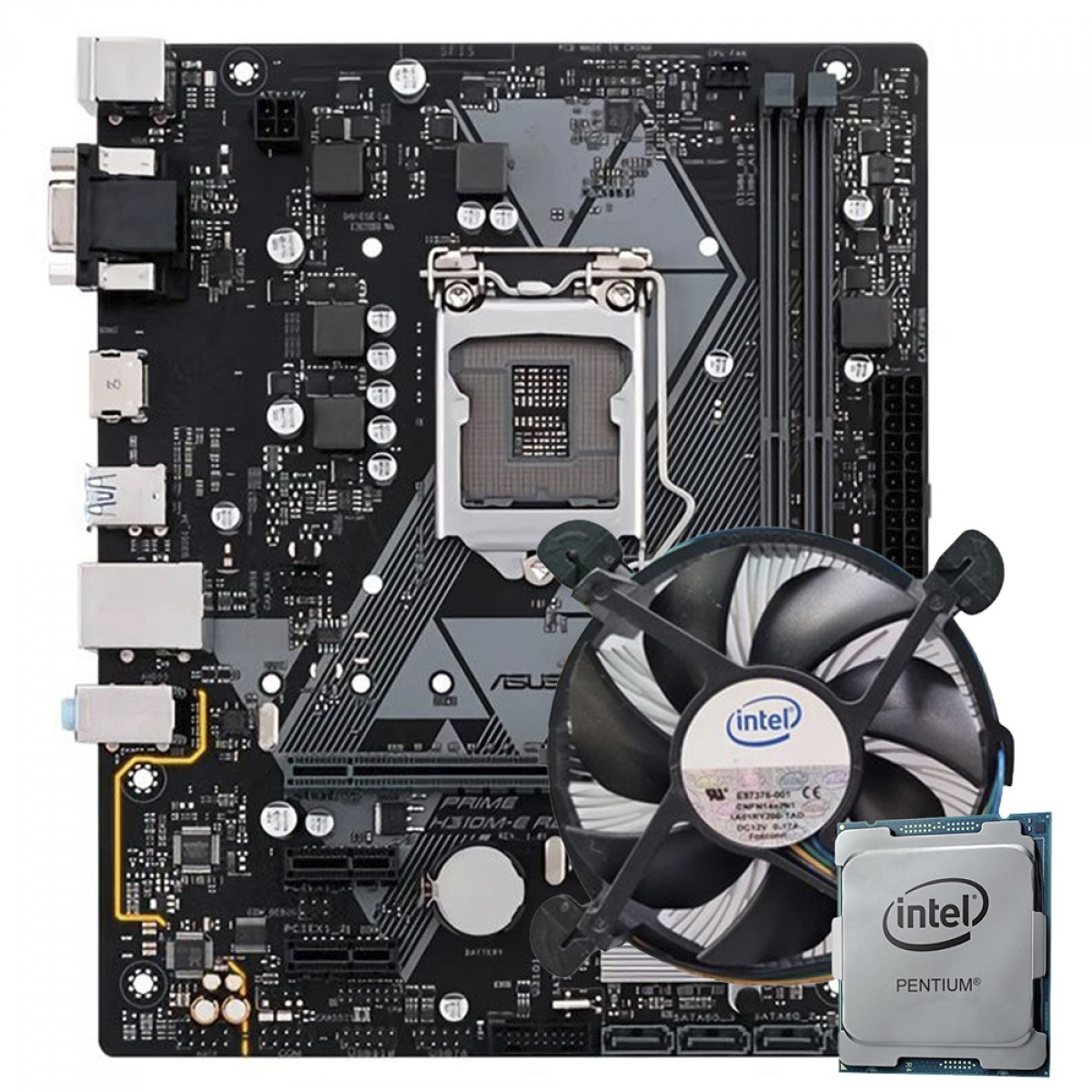 Kit Upgrade ASUS Prime H310M-E R2.0/BR + Intel Pentium Gold G5400T
