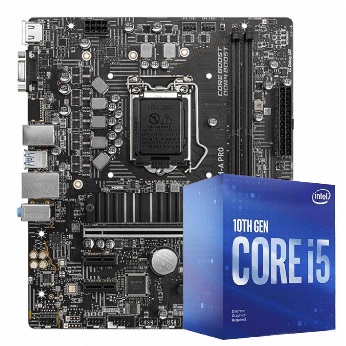  Kit Upgrade MSI B560M-A PRO + Intel Core i5 10400F