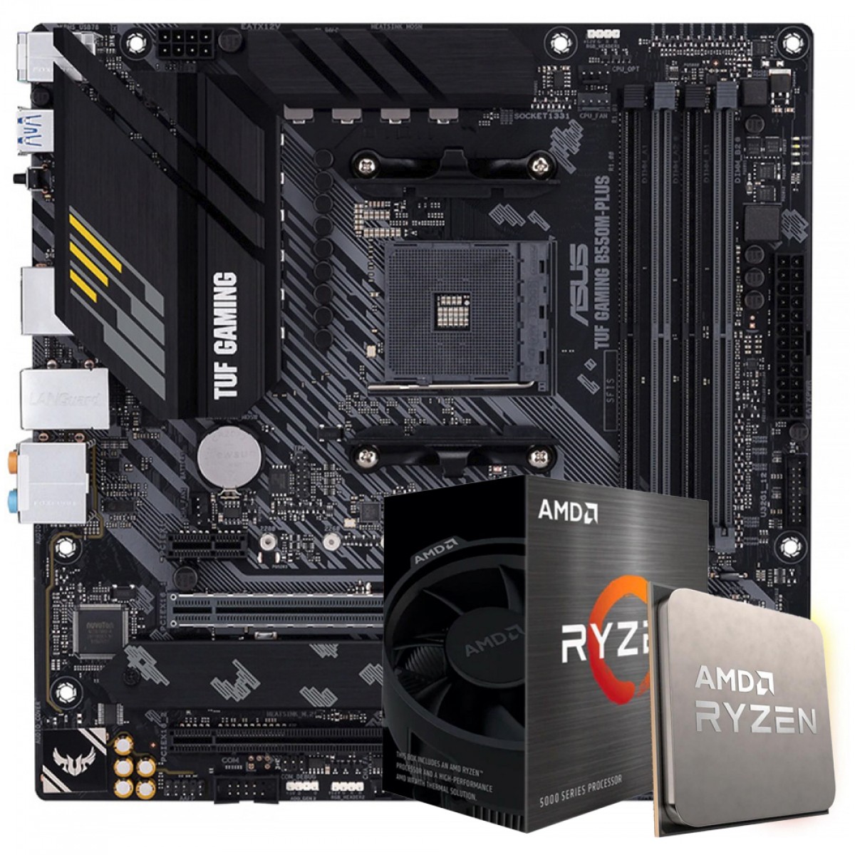 Kit Upgrade, Asus TUF Gaming B550M-Plus + AMD Ryzen 7 5700G 