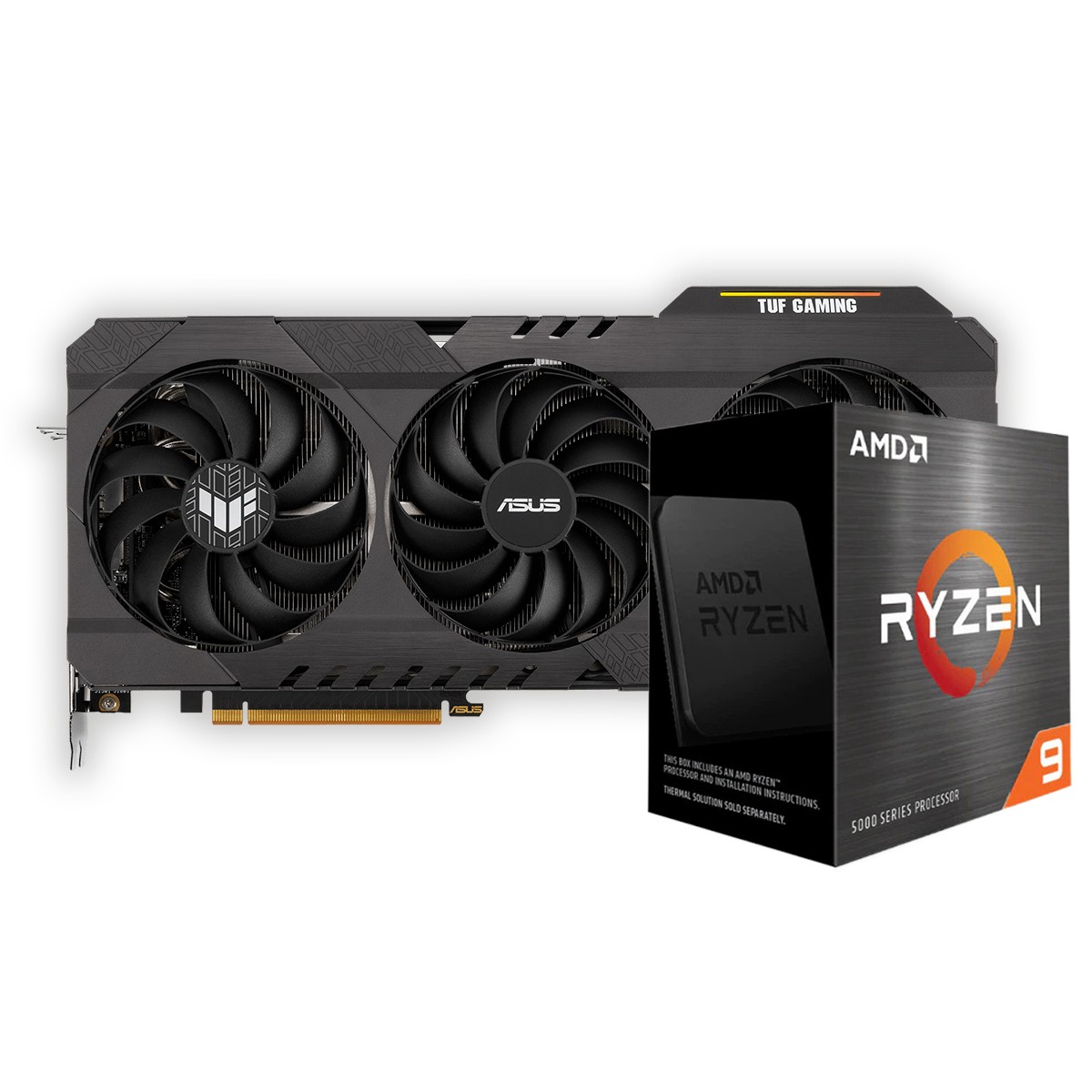 Kit Upgrade ASUS TUF Gaming Radeon RX 6700 XT OC + AMD Ryzen 9 5900X