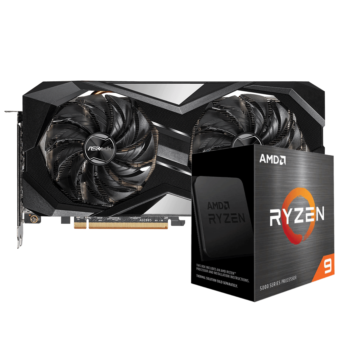 Kit Upgrade ASRock Radeon RX 6700 XT Challenger + AMD Ryzen 9 5900X
