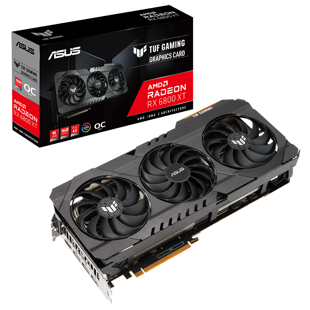 Kit Upgrade ASUS TUF Gaming Radeon RX 6800 XT + AMD Ryzen 7 5800X + Brinde Jogo Dirt 5