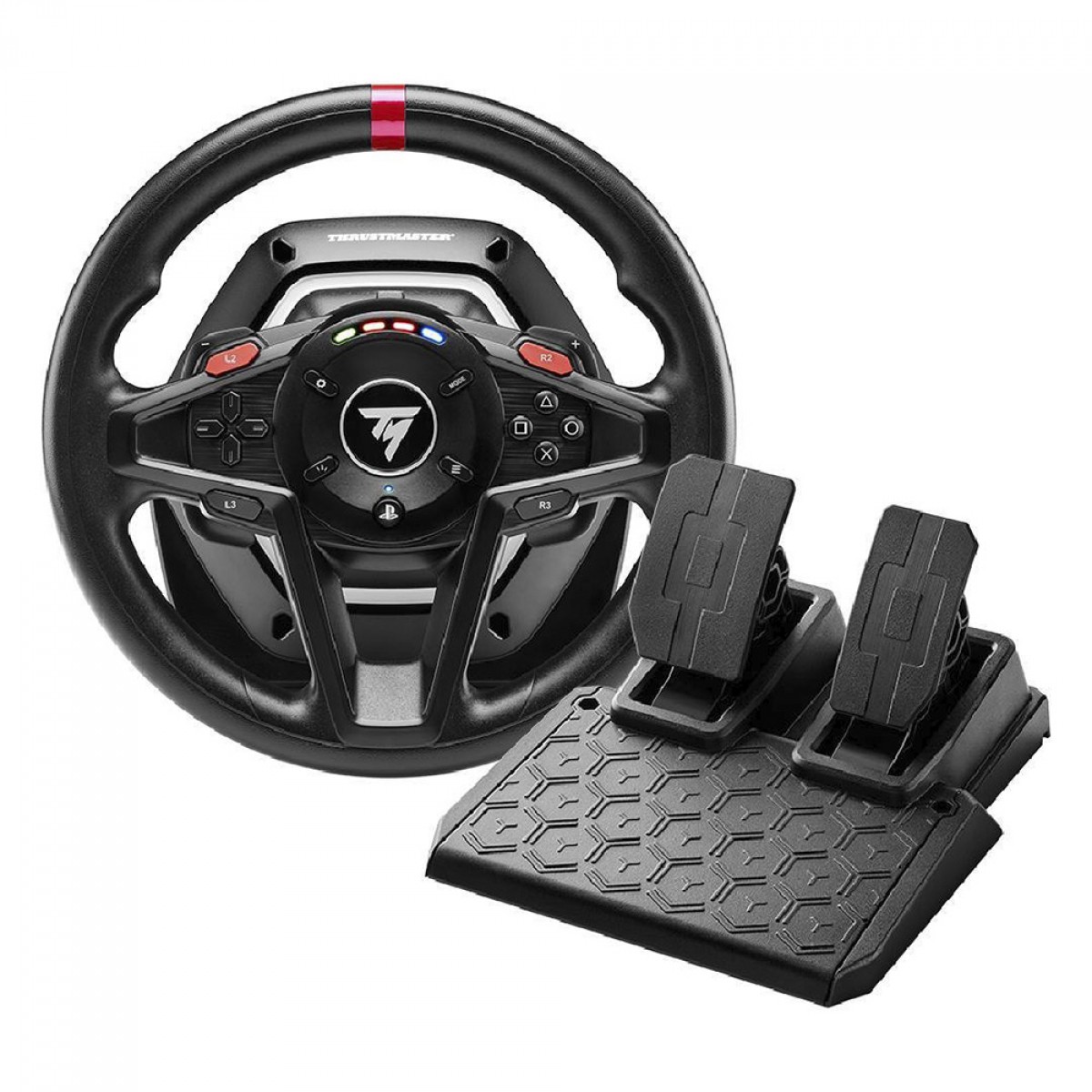 Volante Thrustmaster T128, Para PS5, PS5 e PC, Com Pedais, 4160862 