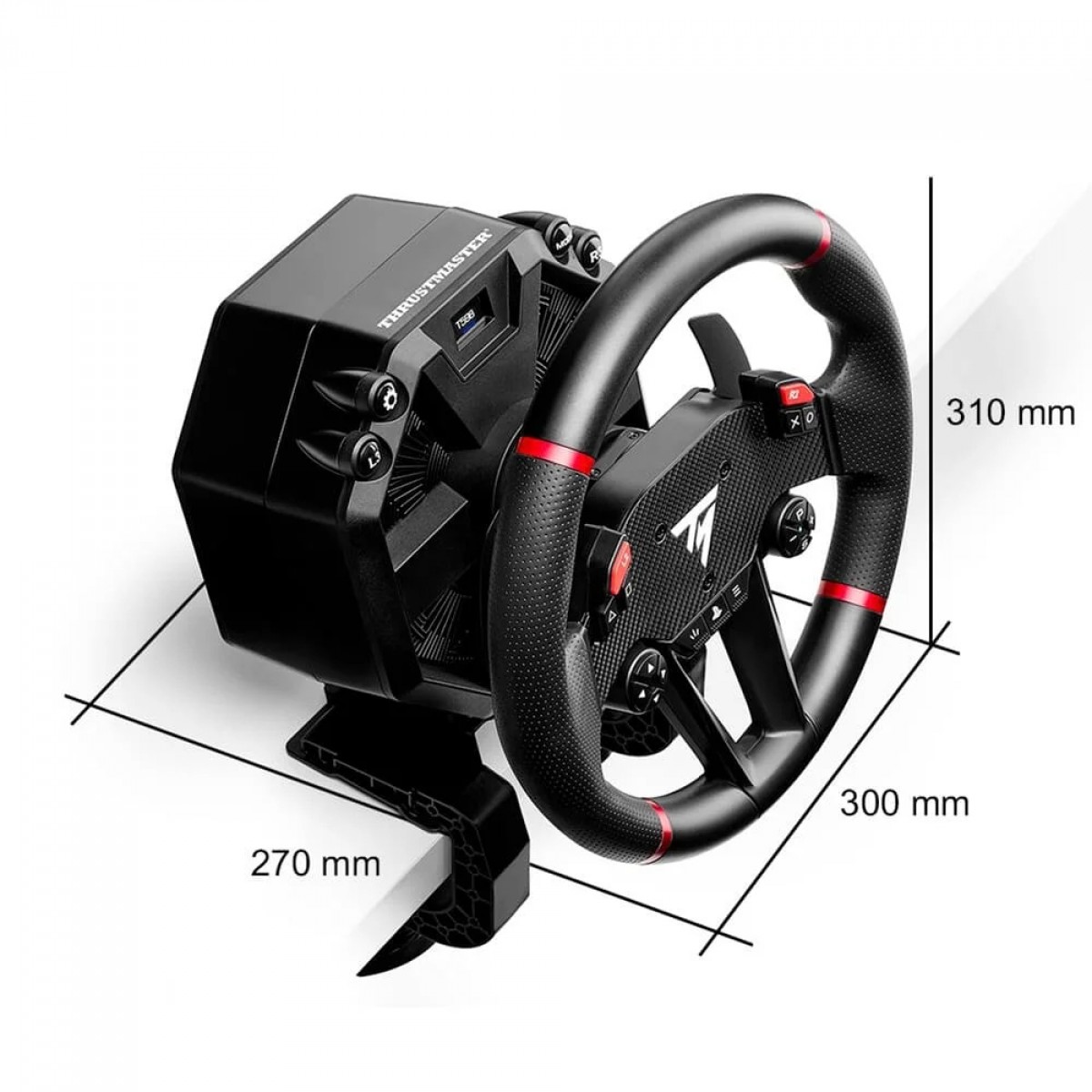 Volante Thrustmaster T598, Motor Direct Axial Drive, Com Pedais, Para PC, PS4 e PS5, 4160899