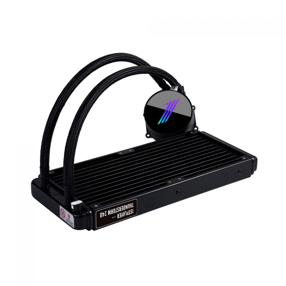 Water Cooler 1STPLAYER TS240, ARGB, 240mm, Intel-AMD, Compatível com LGA 1700, Controladora, Black