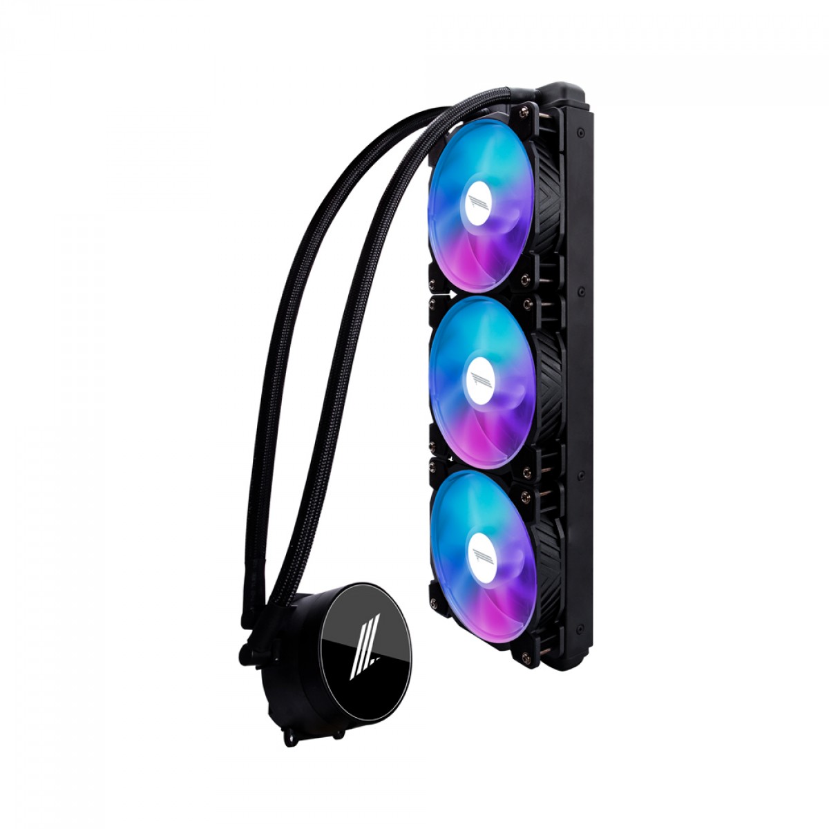 Water Cooler 1STPLAYER TS360, ARGB, 360mm, Intel-AMD, Compatível com LGA 1700, Controladora, Black