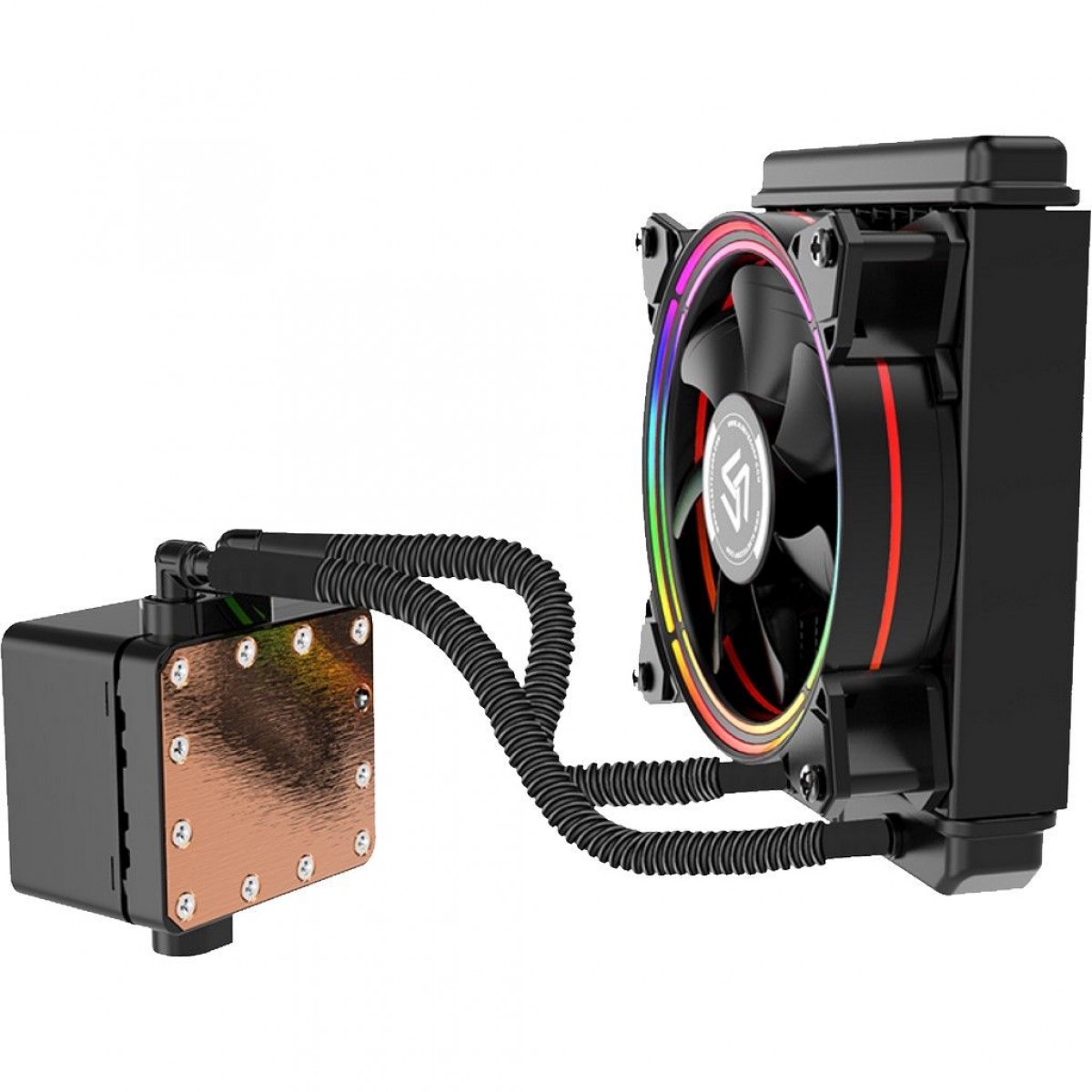 Water Cooler Alseye H120 Black, 120mm, RGB, Intel-AMD