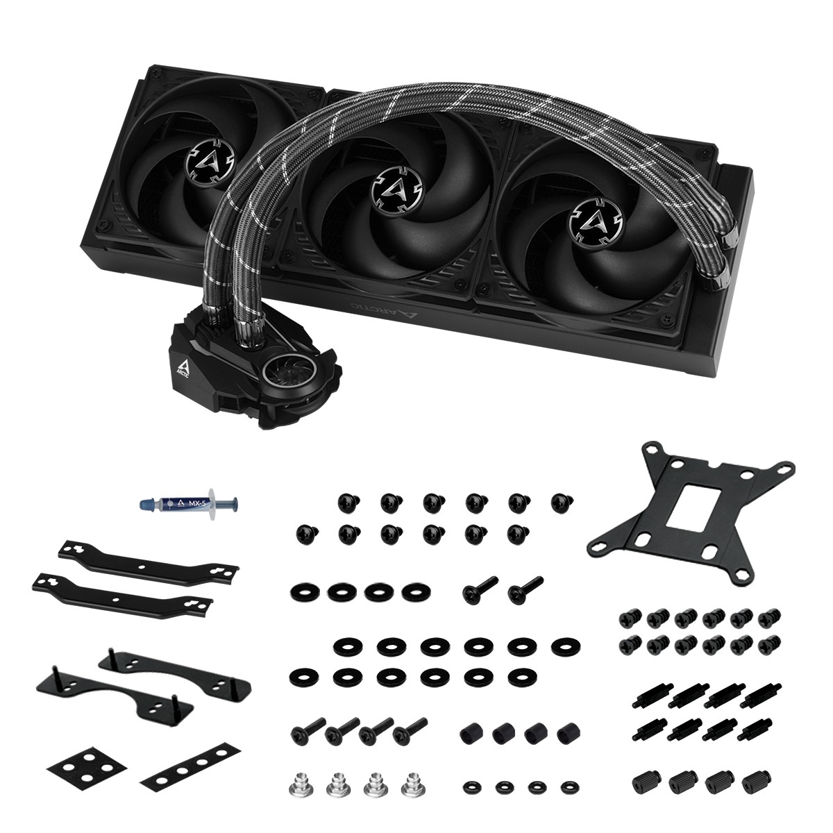 Water Cooler Arctic Liquid Freezer II 420, 420mm, Intel-AMD, Black, ACFRE00092A