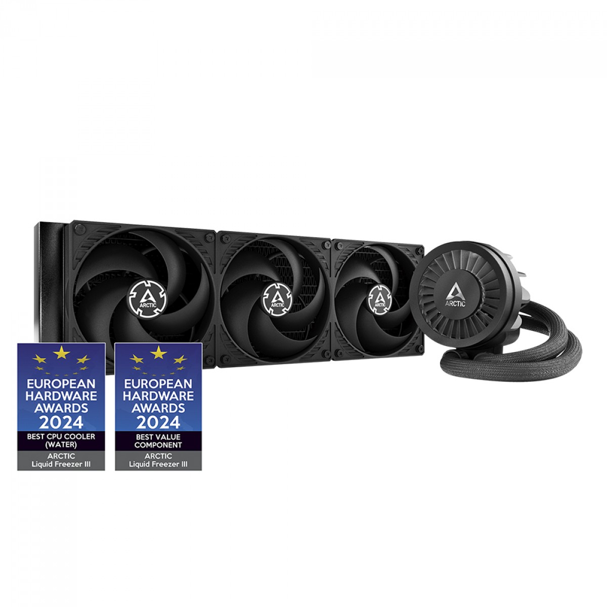 Water Cooler Arctic Liquid Freezer III 360, 360mm, Intel-AMD, Black, ACFRE00136A