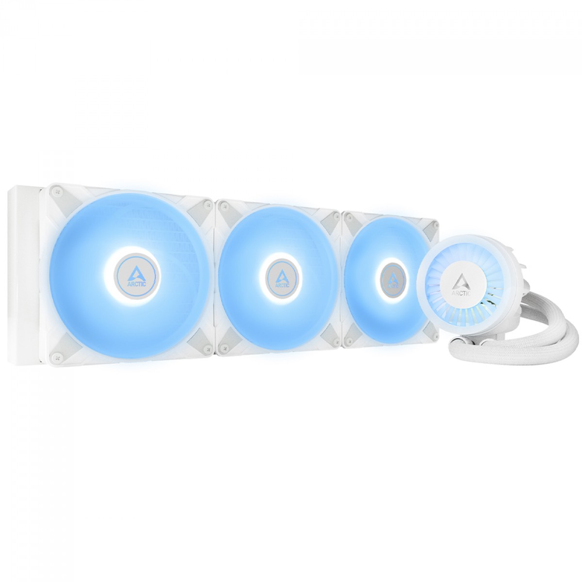 Water Cooler Arctic Liquid Freezer III 420, ARGB, 420mm, Intel/AMD, White, ACFRE00153A