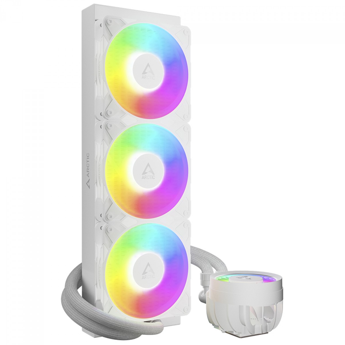 Water Cooler Arctic Liquid Freezer III Pro 360 White, ARGB, 360mm, Intel-AMD, Branco, ACFRE00188A
