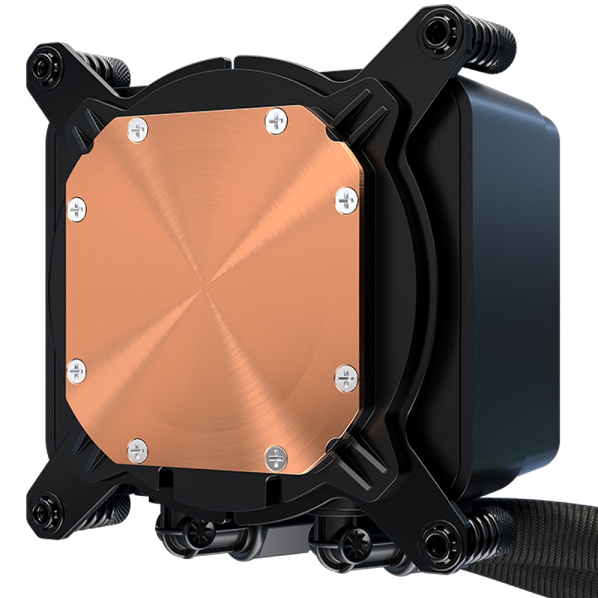 Water Cooler ASRock Challenger 240 Digital, ARGB, 240mm, Com Display Digital, Intel-AMD, PWM, Preto, 90-ACLA24-BAAGA6