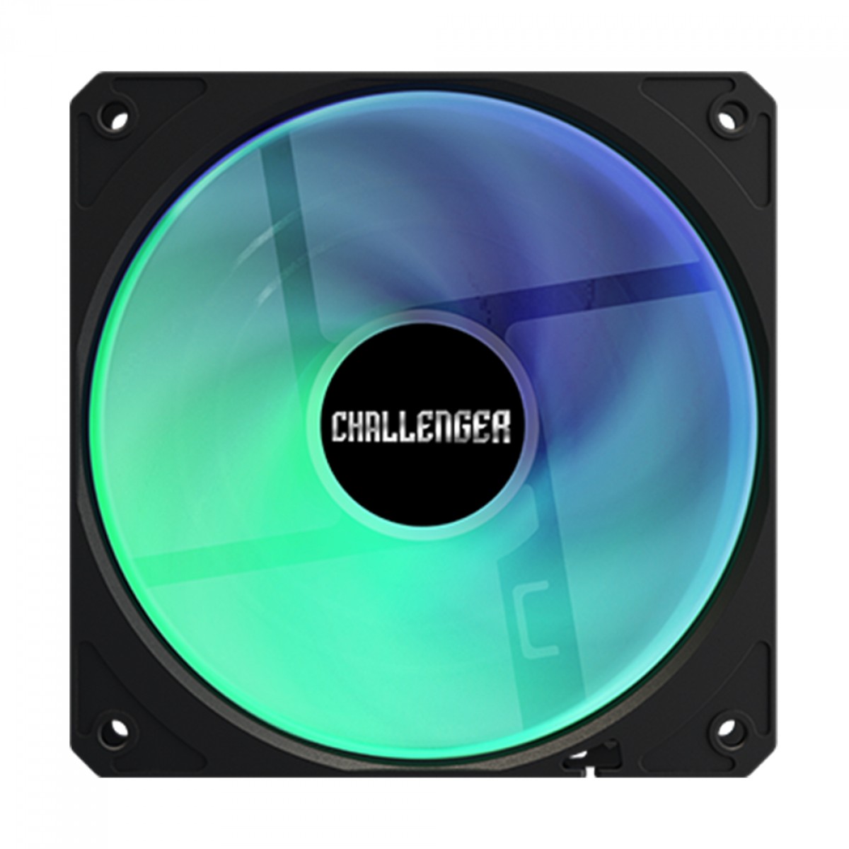Water Cooler ASRock Challenger 360 Digital, ARGB, 360mm, Com Display Digital, Intel-AMD, PWM, Preto, 90-ACLA36-BAAGA6